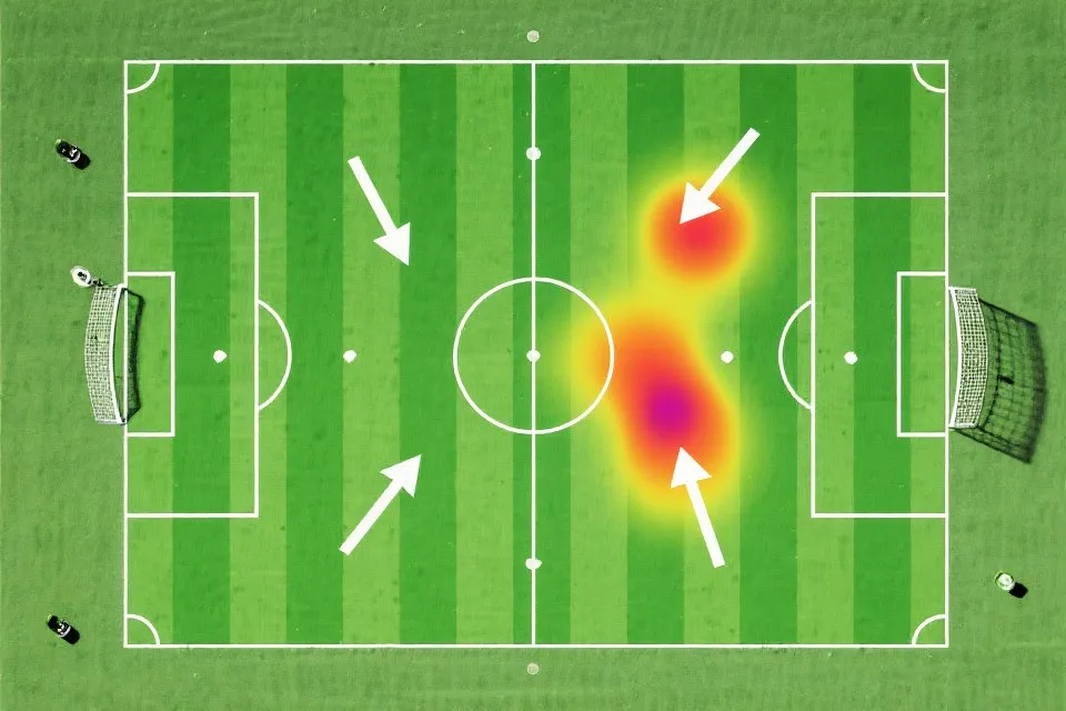 世界杯战术分析与数据解读示意图