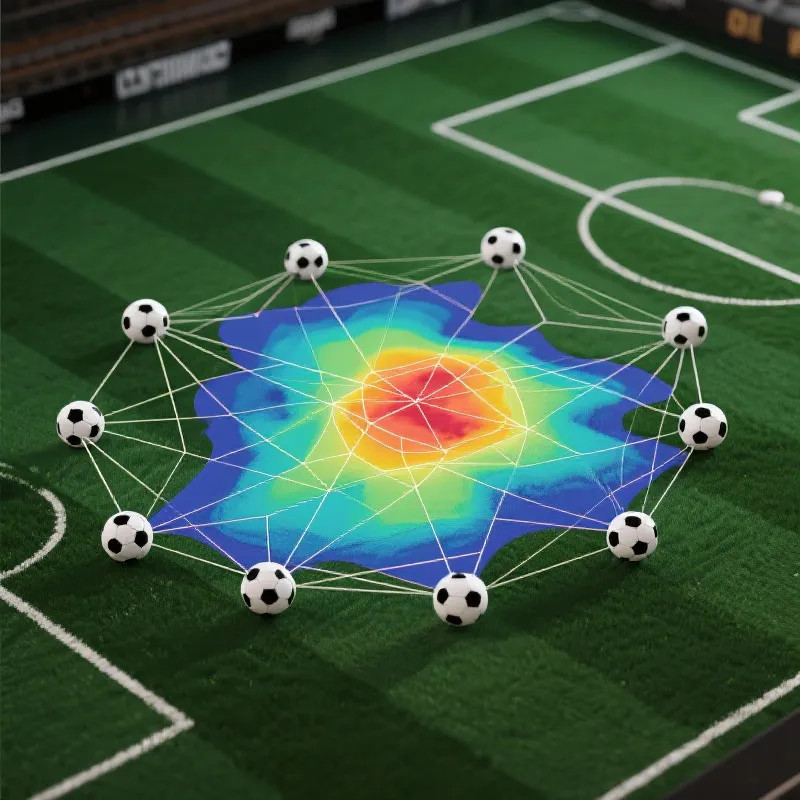 阵型与控球数据可视化示意