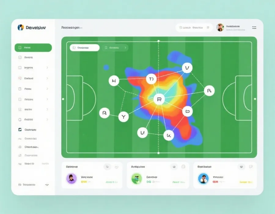 比赛战术分析示意图